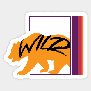 The Wild Bear Sticker